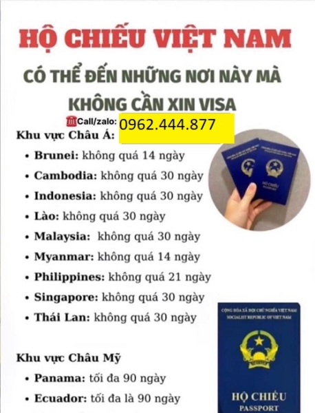 Dịch vụ làm hộ chiếu nhanh tại Bắc Ninh
