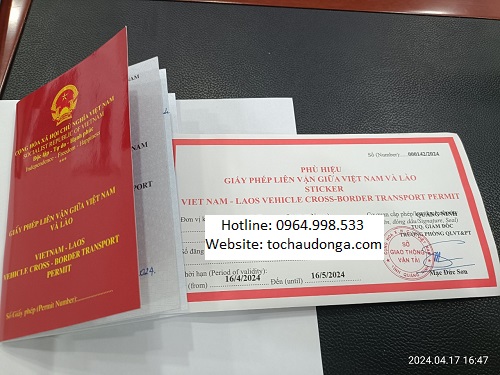 Cấp giấy phép liên vận Việt Nam - Lào giá khuyến mãi khủng tại Hà Nội