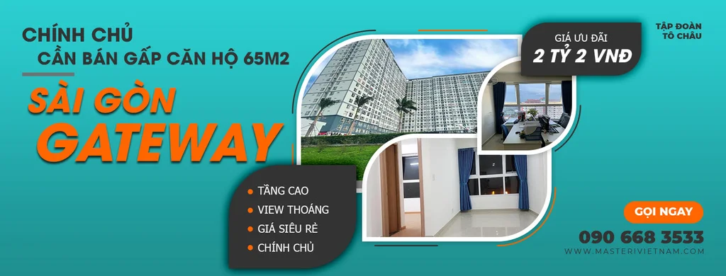 Chính chủ cần bán gấp căn hộ 65m2 chung cư Saigon Gateway