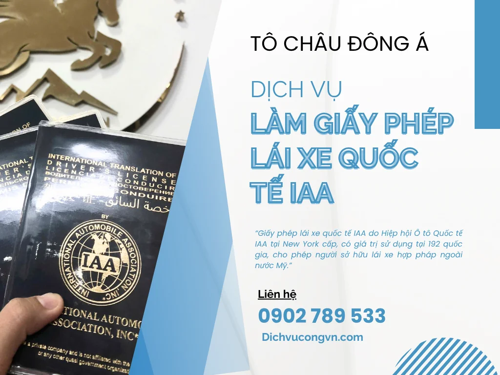 Dịch vụ làm giấy phép lái xe quốc tế
