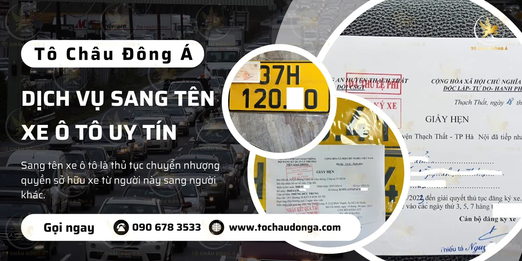 Dịch vụ sang tên xe ô tô uy tín tại Hải Phòng