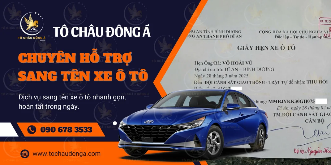 Giấy tờ chuẩn bị khi sang tên xe ô tô tại Lạng Sơn