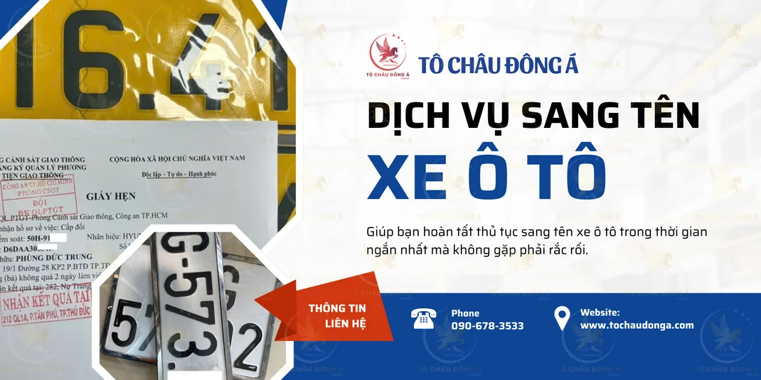 Dịch vụ sang tên xe ô tô tại Tây Ninh