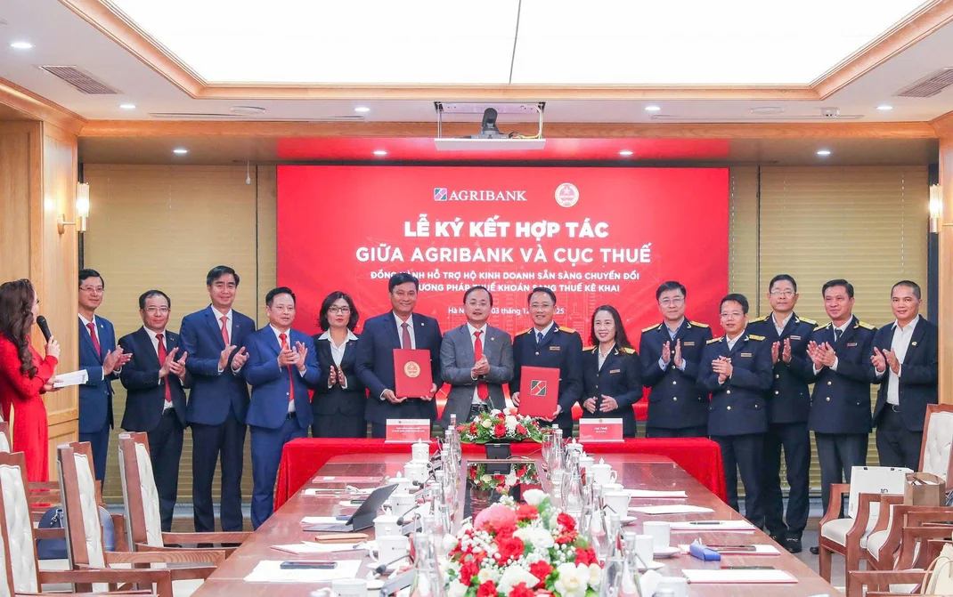 Agribank ký kết hợp tác với Cục Thuế 