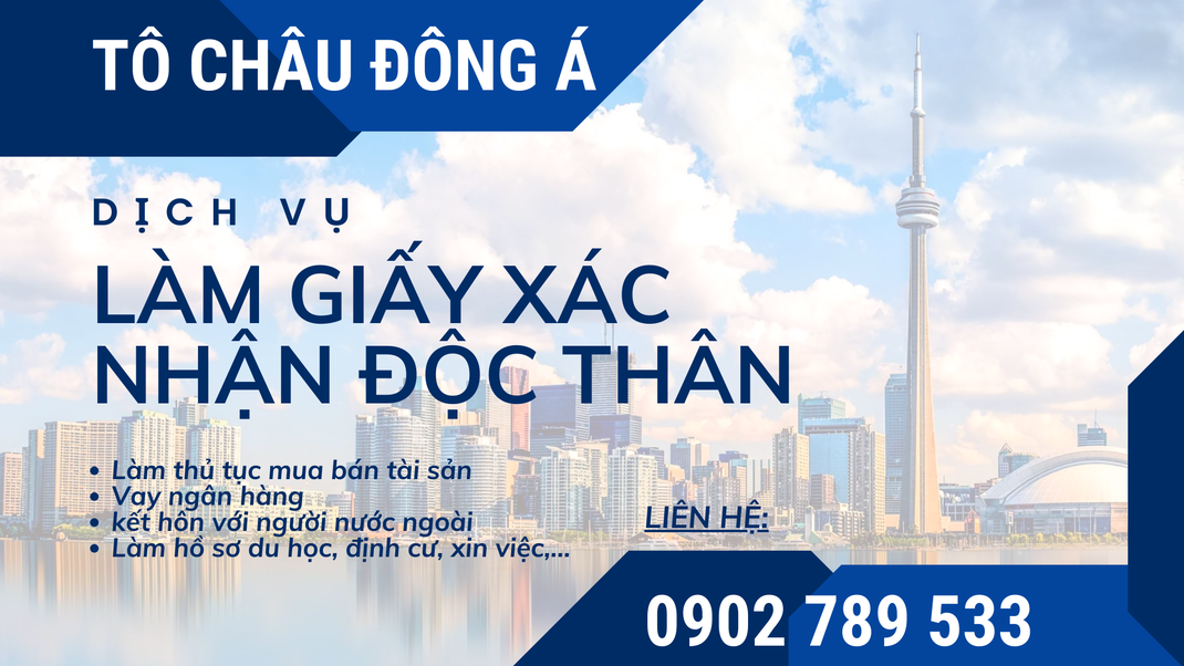 làm giấy xác nhận độc thân nhanh tại Hồ Chí Minh