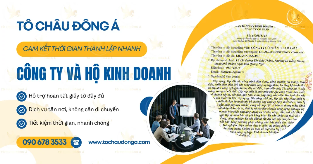 Thành lập công ty, hộ kinh doanh cá thể tại Bắc Ninh
