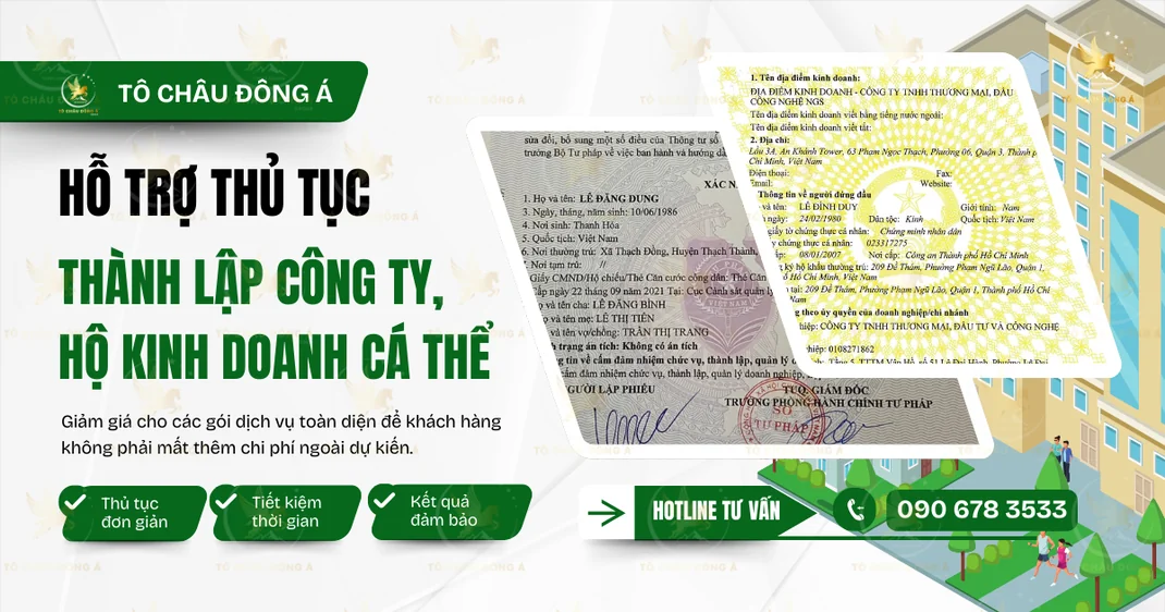 Hỗ trợ thành lập công ty, hộ kinh doanh cá thể tại Đà Nẵng