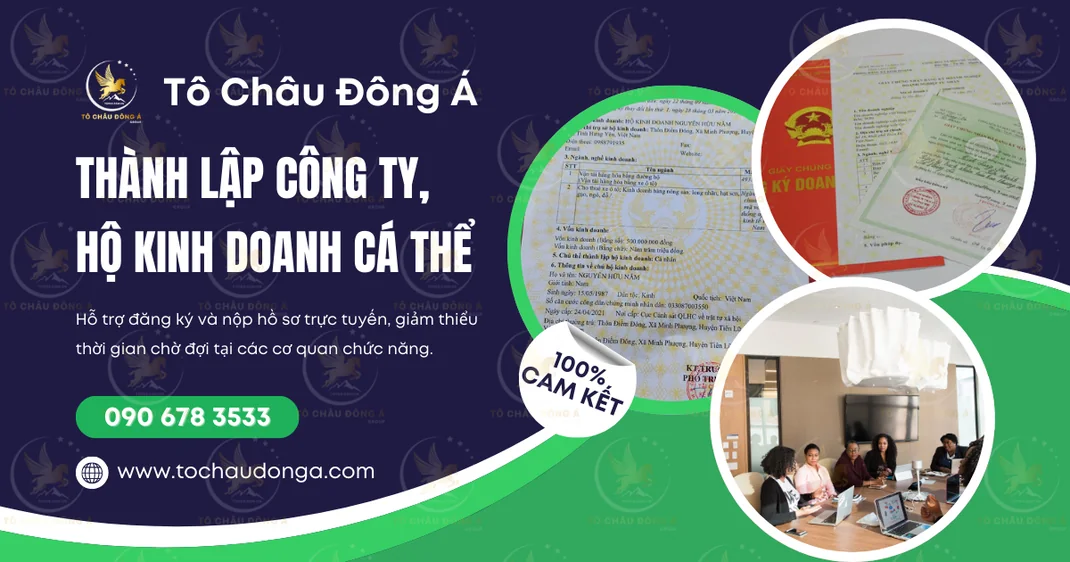Quy trình thành lập công ty, hộ kinh doanh cá thể tại Đồng Nai