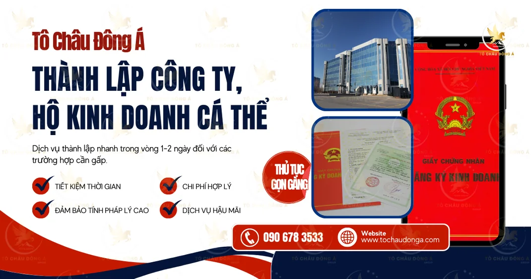 Thành lập công ty, hộ kinh doanh cá thể tại Hà Nội