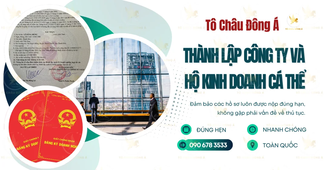 Thành lập công ty, hộ kinh doanh cá thể tại Hồ Chí Minh