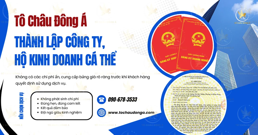 Quy trình thành lập công ty, hộ kinh doanh cá thể tại Hồ Chí Minh