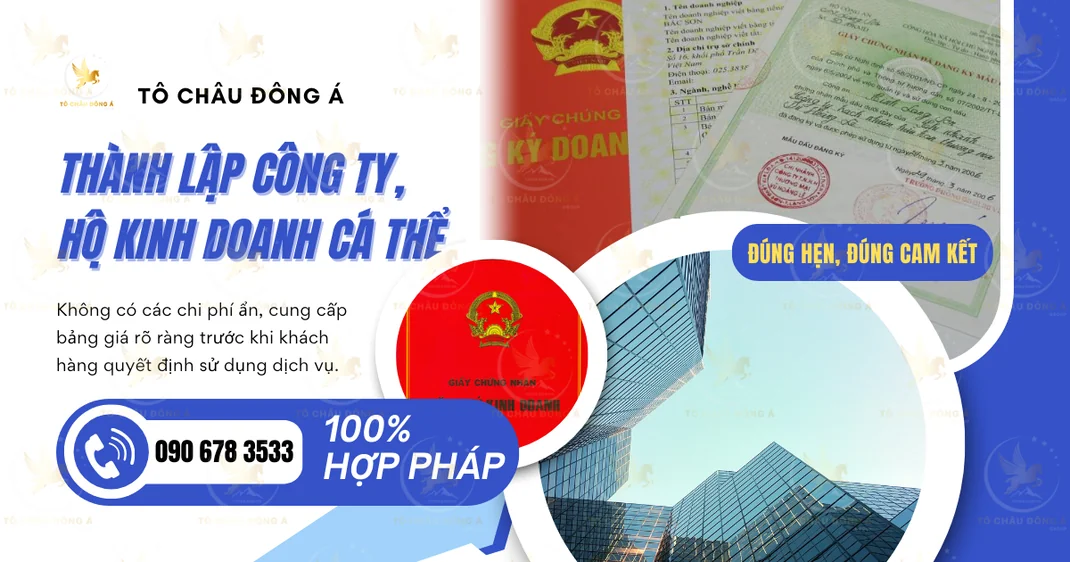 Quy trình thành lập công ty, hộ kinh doanh cá thể tại Long An