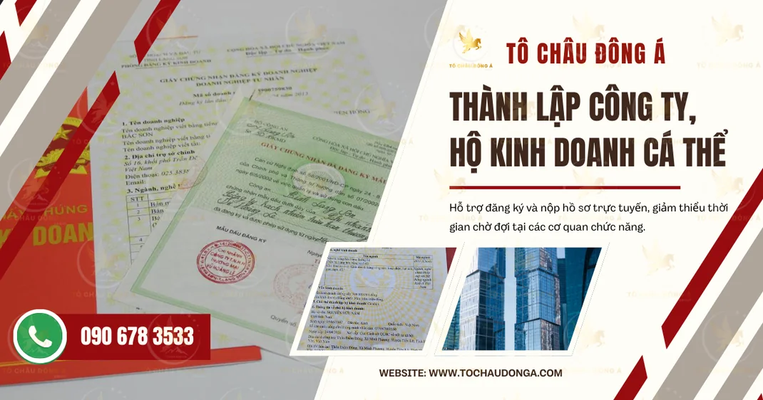 Thành lập công ty, hộ kinh doanh cá thể ở Long An