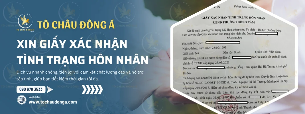 Xin giấy xác nhận tình trạng hôn nhân tại Hà Nội