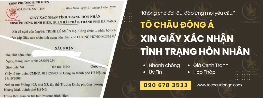 Xin giấy xác nhận tình trạng hôn nhân nhanh chóng tại Lạng Sơn
