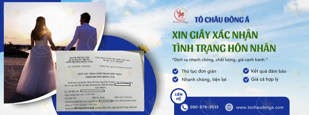 Xin giấy xác nhận tình trạng hôn nhân