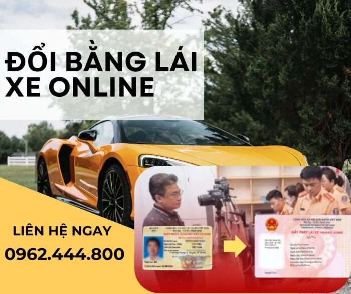 TIN NÓNG TỪ HÀ NỘI: Toàn bộ việc Đổi Bằng Lái Xe chỉ thực hiện Online!