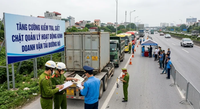 CHẤN CHỈNH HOẠT ĐỘNG KINH DOANH VẬN TẢI BẰNG Ô TÔ TẠI BẮC NINH