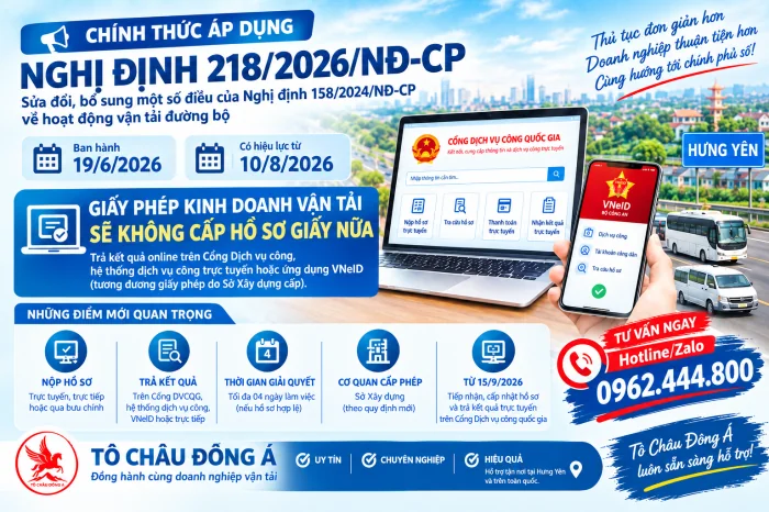 Chính thức bỏ hồ sơ giấy, cấp Giấy phép kinh doanh vận tải hoàn toàn trực tuyến