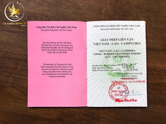 Làm giấy phép liên vận Việt Lào ( transit đi Lào) tại Hà Nội nhanh nhất