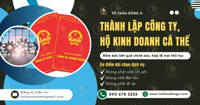 Thành lập công ty, hộ kinh doanh cá thể tại Long An