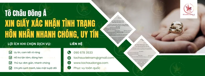 Xin giấy xác nhận tình trạng hôn nhân tại Bắc Ninh