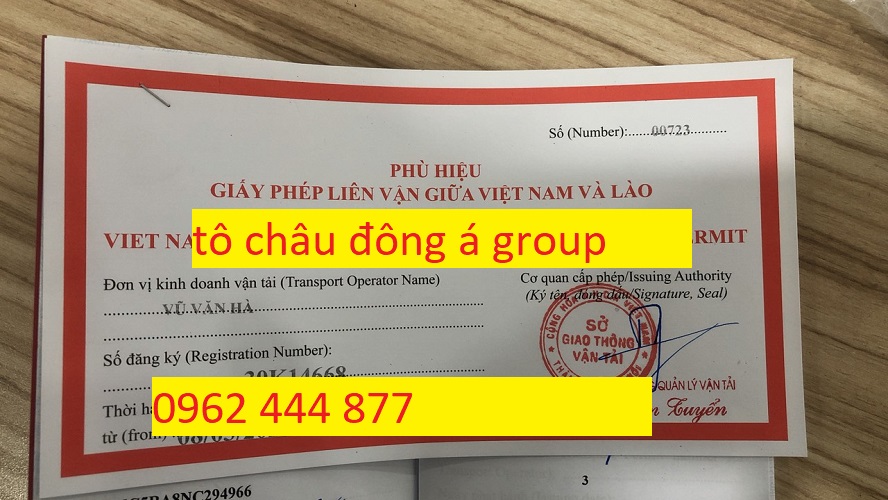 Xin  giấy phép liên vận Việt -Campuchia cực nhanhTẠI ĐỒNG NAI.