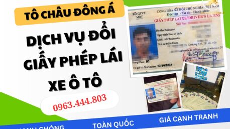 Bắc Kạn đổi bằng lái xe ô tô uy tín đơn giản