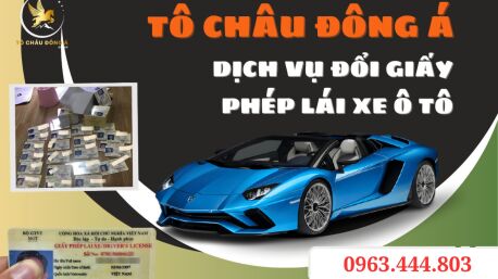 Bạc Liêu cấp dịch vụ đổi  bằng lái xe ô tô online đơn giản uy tín