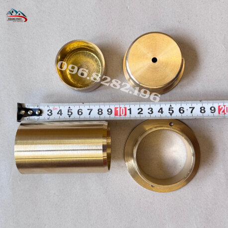 Bản Lề Cối Xoay 360 Độ Đồng Thau Nguyên Khối Cổng Gỗ - Khóa cửa Khang Phát