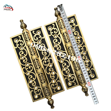 Bản Lề Đồng Thau Hoa Văn Đà Nẵng | Chịu Lực Cửa Gỗ 4–11cm