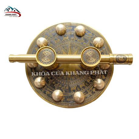 Bộ Chùy Đồng Trống Đông Sơn Rêu Giả Cổ Trang Trí Cổng Và Cửa Gỗ