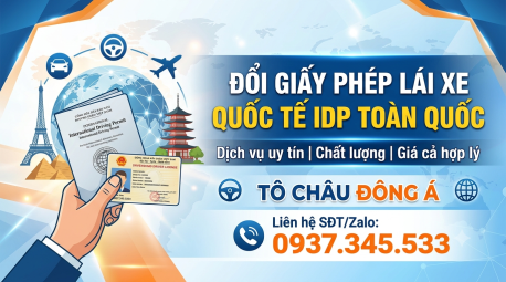 cấp bằng lái xe quốc tế IDP làm online tại Khánh Hòa