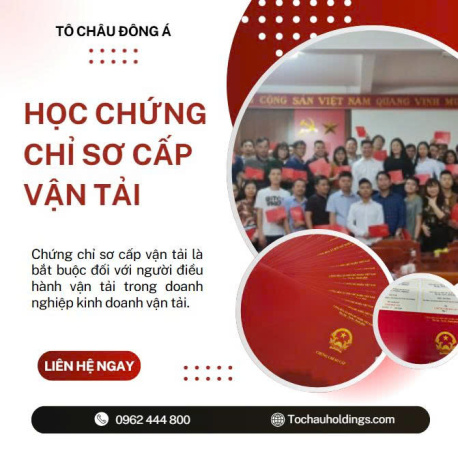 Cấp chứng chỉ sơ cấp vận tải tại Vĩnh Long – Giá trị toàn quốc