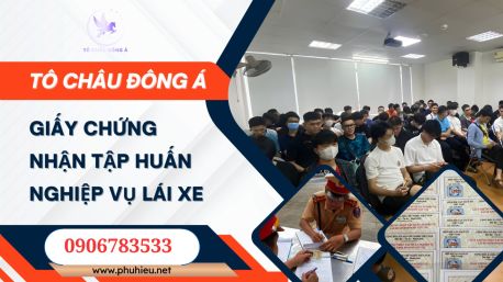 Cấp chứng chỉ tập huấn nghiệp vụ tại  NINH BÌNH nhanh nhất 