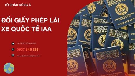 Cấp đổi bằng lái quốc tế IAA tại Hồ Chí Minh chuẩn pháp lý