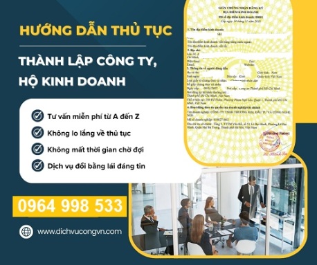 Cấp giấy chứng nhận đăng kí hộ kinh doanh ở Hải Dương uy tín