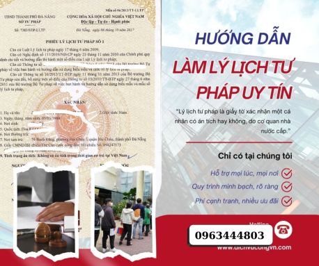 Cấp Lý Lịch Tư Pháp  tại Hồ Chí Minh  đơn giản uy tín 