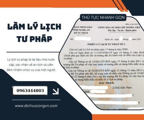 Cấp Lý lịch tư pháp tại Đà Nẵng uy tín