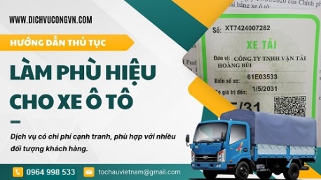 Cấp phù hiệu xe giá rẻ tại Trà Vinh