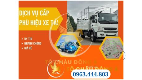 Cấp phù hiệu xe ô tô tải nhanh, thủ tục online ở Bình Dương