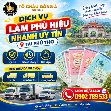 Cấp phù hiệu xe uy tín ở Phú Thọ
