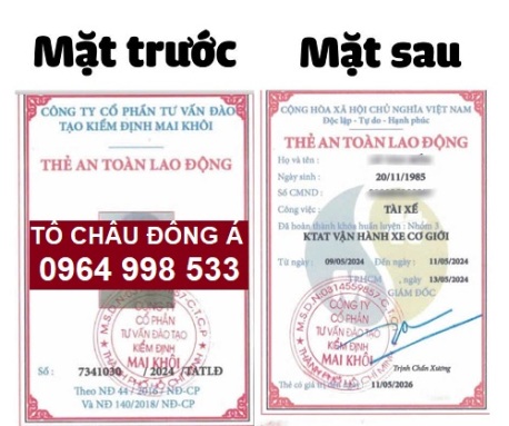 Cấp thẻ an toàn lao động cực nhanh tại Lạng Sơn