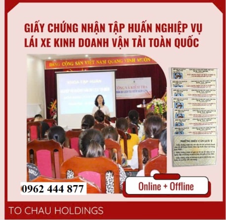 Cấp thẻ tập huấn nghiệp vụ lái xe vận tải toàn quốc