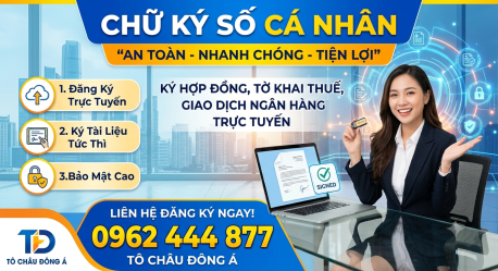 CHỮ KÍ SỐ CHO CÁ NHÂN Ở HỒ CHÍ MINH