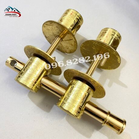 Chùy Cài Then Cửa Gỗ Đồng Thau – Bộ Phụ Kiện Cho Nhà Gỗ Bắc Bộ