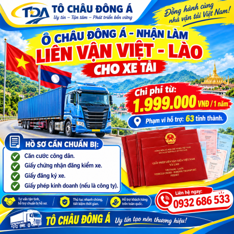 Chuyên cấp giấy phép liên vận Việt Nam Lào Q. Bình Thạnh TP.Hồ Chí Minh