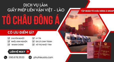 Chuyên giấy phép liên vận Việt-Lào cho xe ô tô đi du lịch