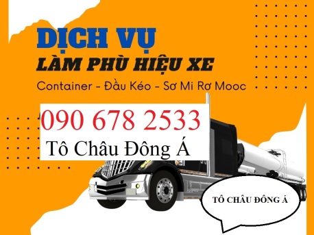 CN HTX Đông  làm phù hiệu cho xe đầu kéo ở Vũng Tàu chuyên nghiệp 