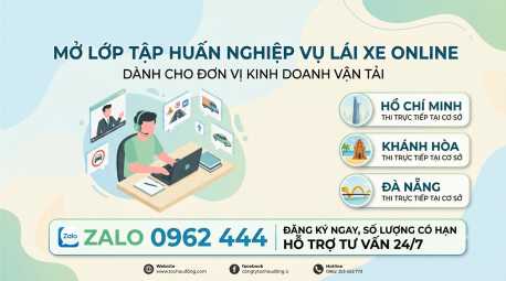 Đăng kí làm thẻ tập huấn nghiệp vụ lái xe